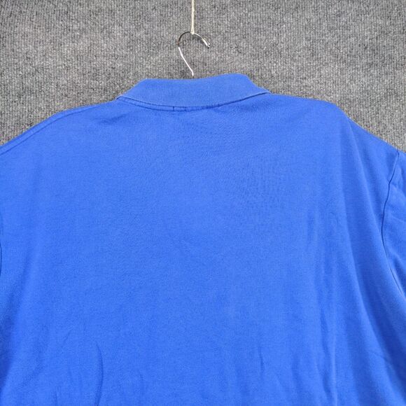 Polo Ralph Lauren Men's Polo Shirt Blue XL Short Sleeve High Low Hem Cotton - Picture 6 of 12
